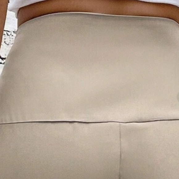 012 Classic High Waisted Pockets Pleated Hem Trouser Pants - Picture 6 of 10